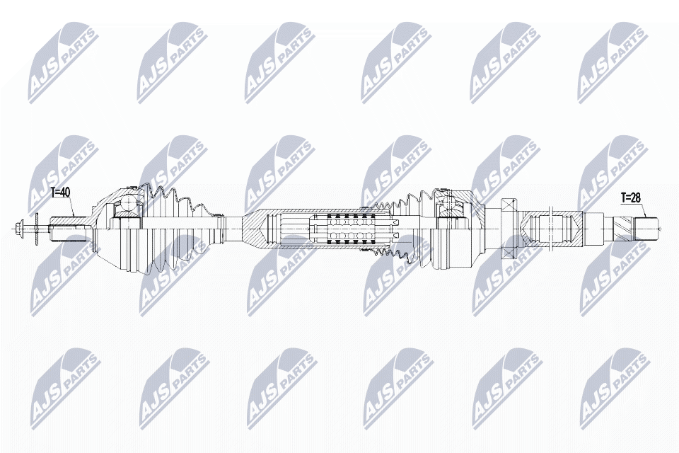 Drive Shaft - NPW-VV-136 NTY