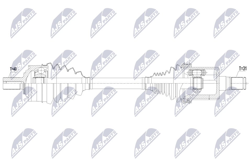 Drive Shaft - NPW-VV-156 NTY