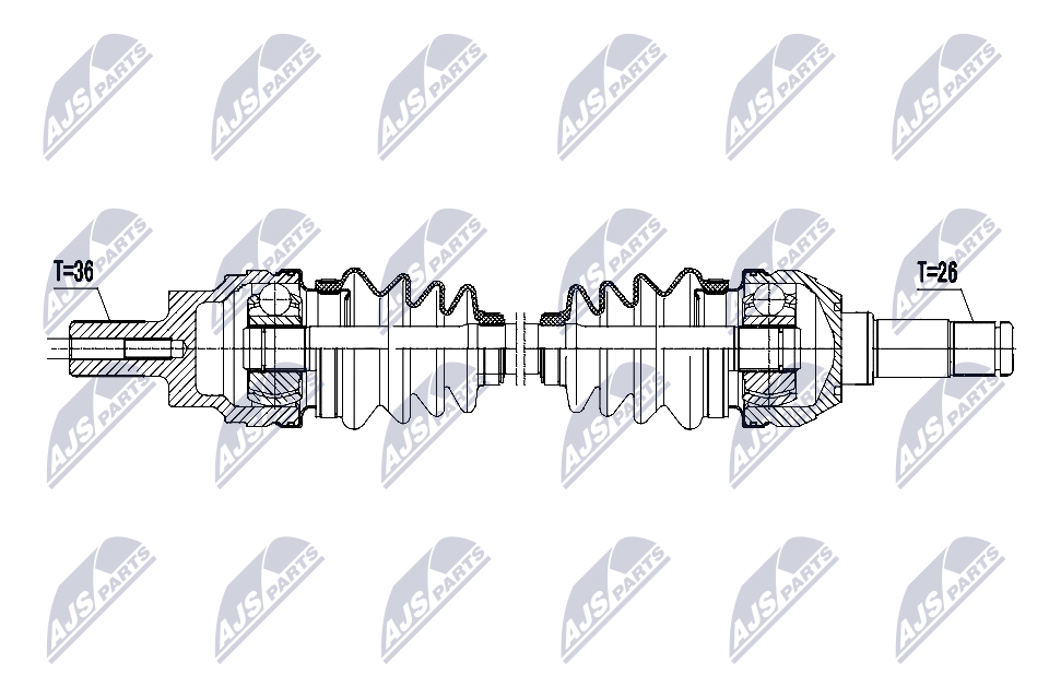 Drive Shaft - NPW-VV-157 NTY