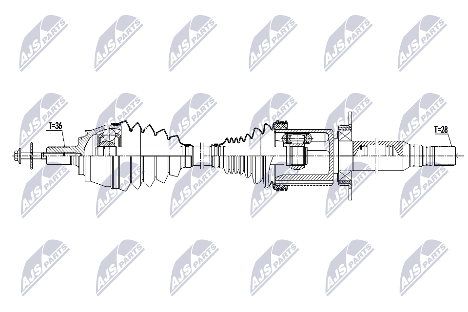 Albero motore/Semiasse - NPW-VV-167 NTY