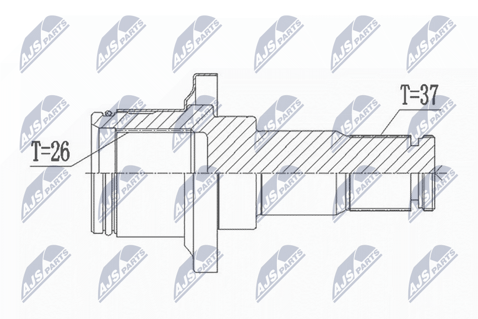 Drive Shaft - NPW-VW-004W1 NTY