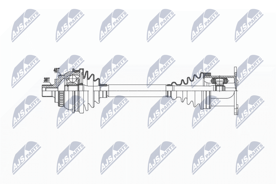 Drive Shaft - NPW-VW-036 NTY