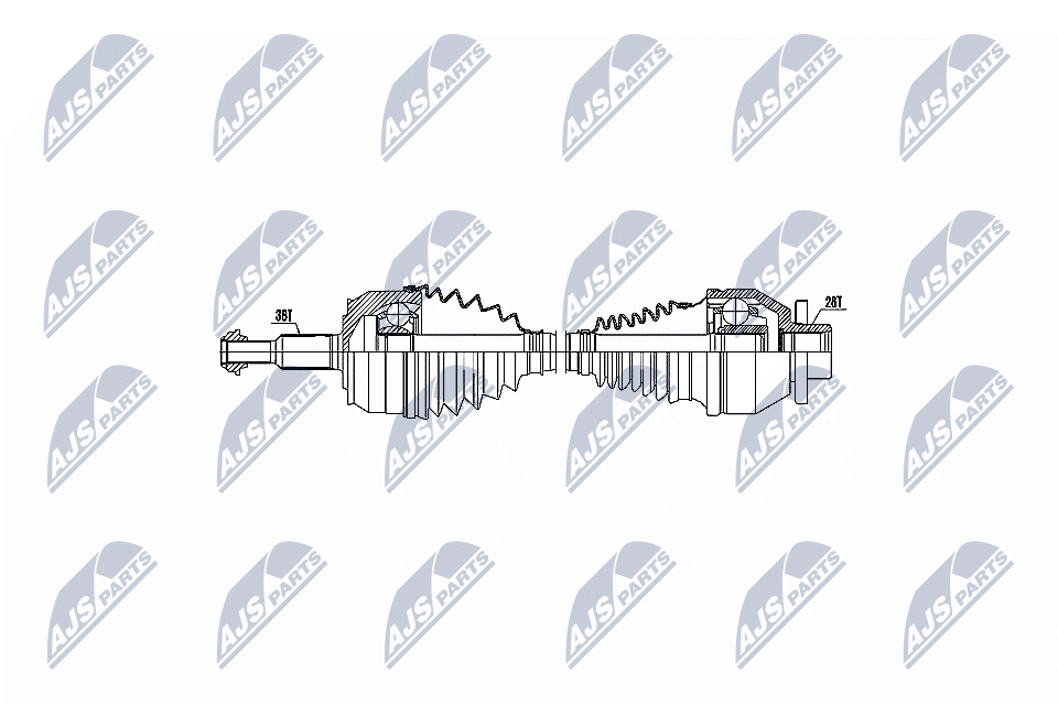 Albero motore/Semiasse - NPW-VW-046 NTY