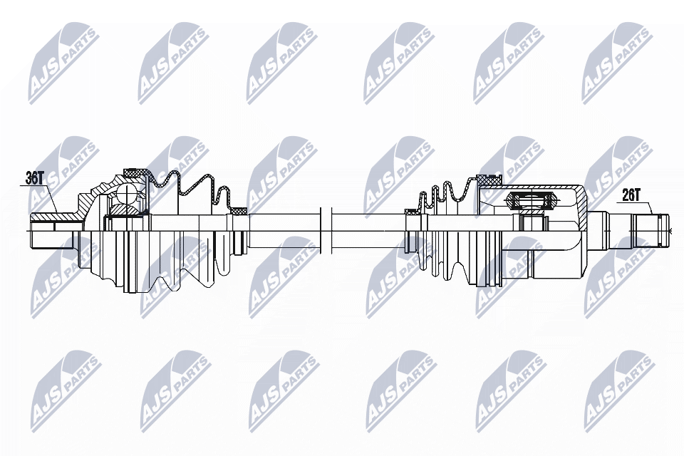 Drive Shaft - NPW-VW-052 NTY