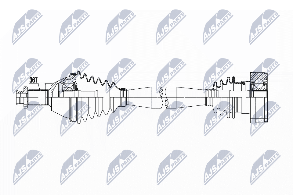 Albero motore/Semiasse - NPW-VW-056 NTY