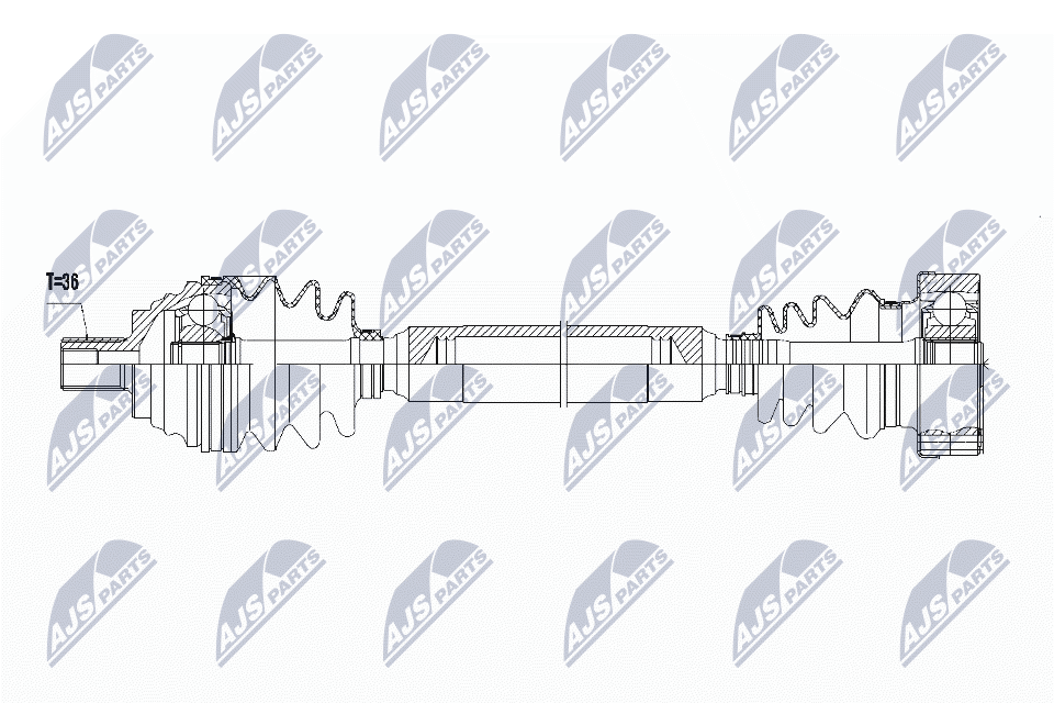 Drive Shaft - NPW-VW-058 NTY