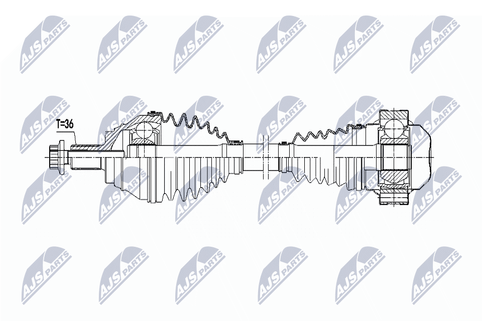 Drive Shaft - NPW-VW-063 NTY