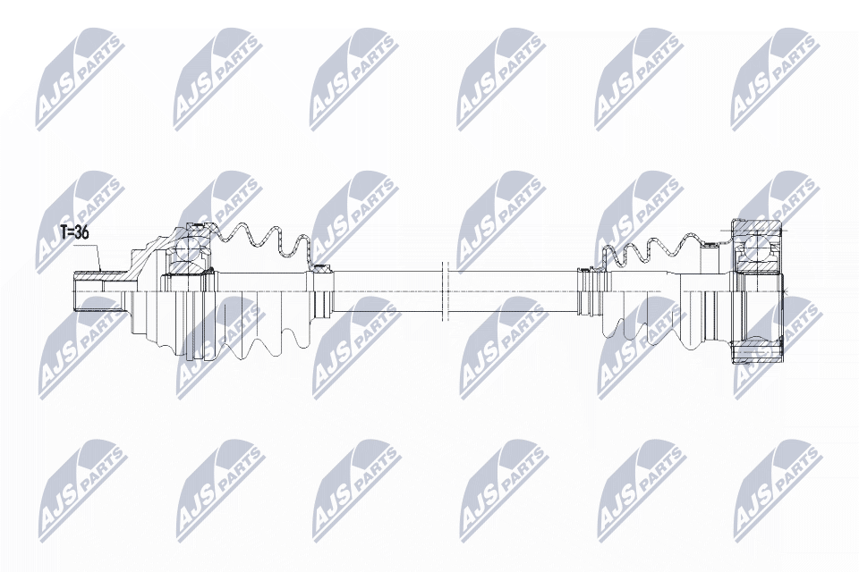 Albero motore/Semiasse - NPW-VW-067 NTY