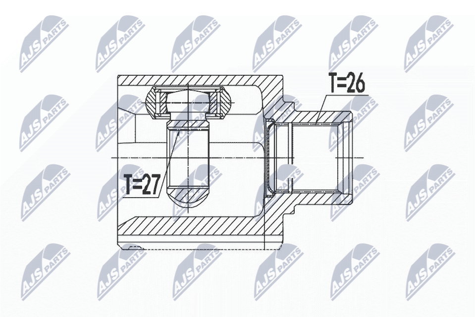 Joint Kit, drive shaft - NPW-VW-076 NTY