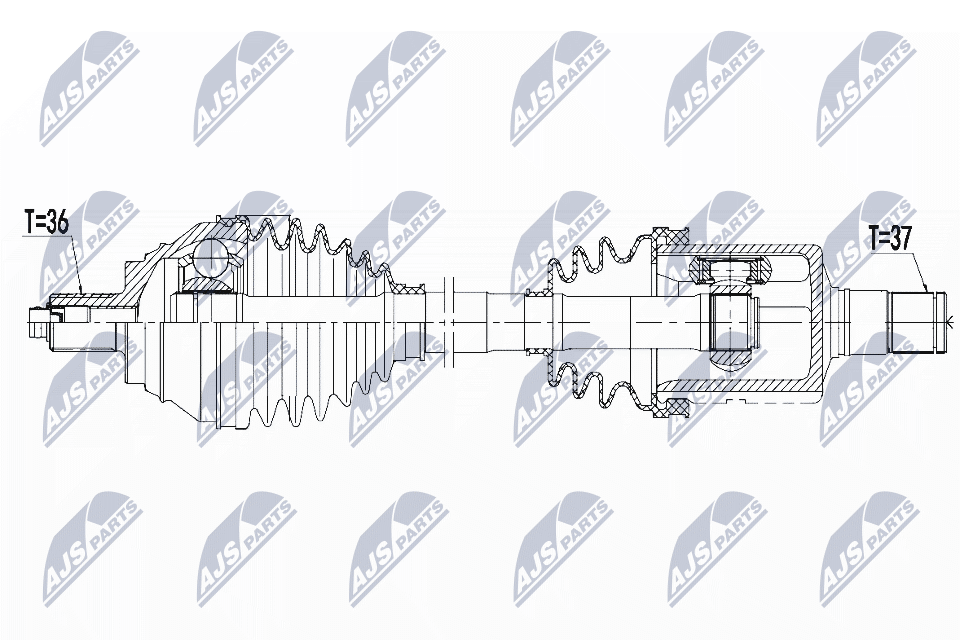 Drive Shaft - NPW-VW-081 NTY
