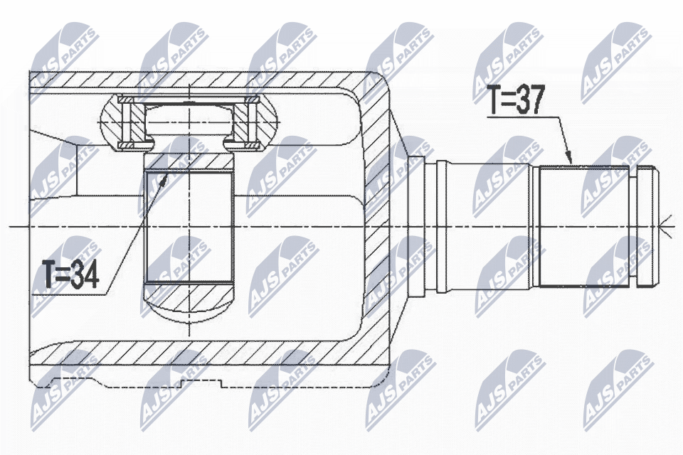 Joint Kit, drive shaft - NPW-VW-082 NTY