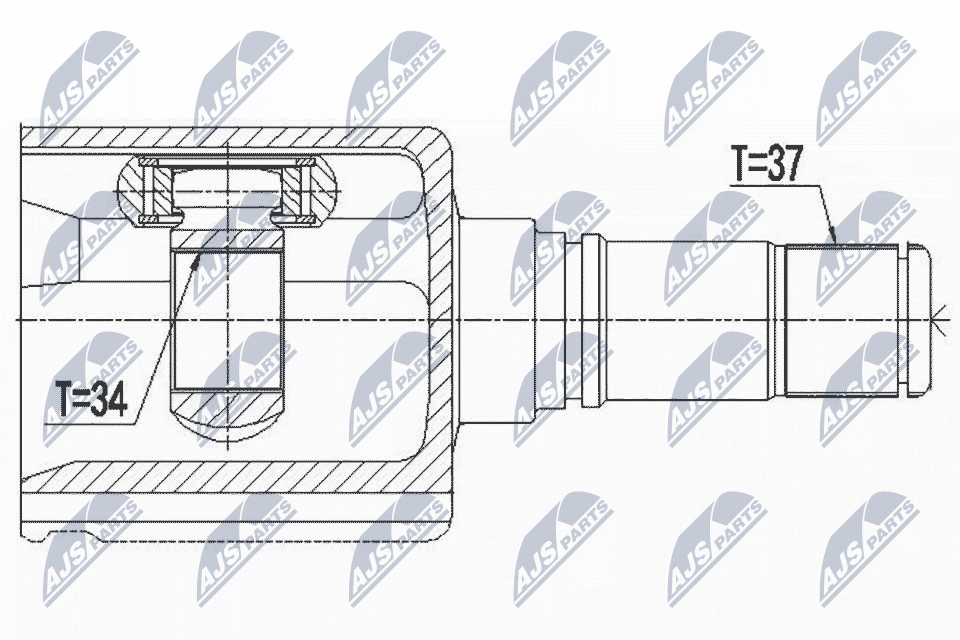 Joint Kit, drive shaft - NPW-VW-084 NTY