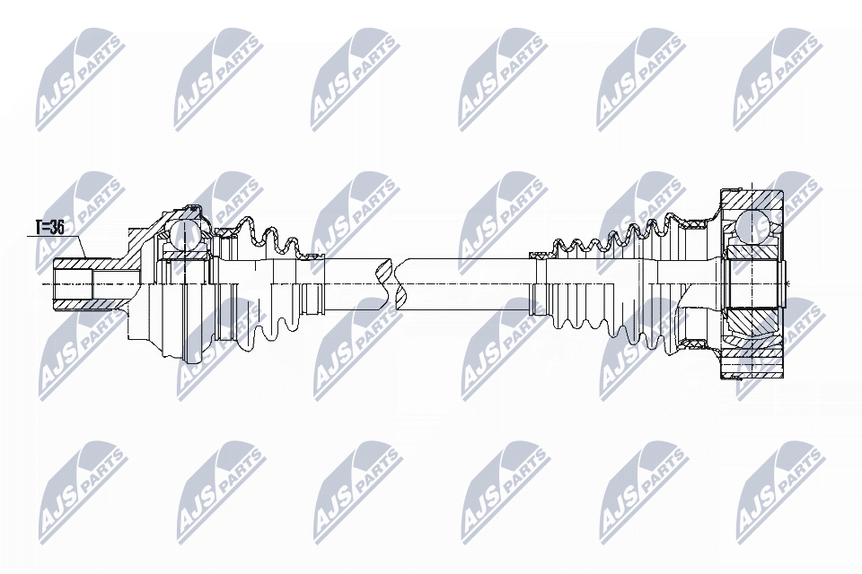 Drive Shaft - NPW-VW-087 NTY