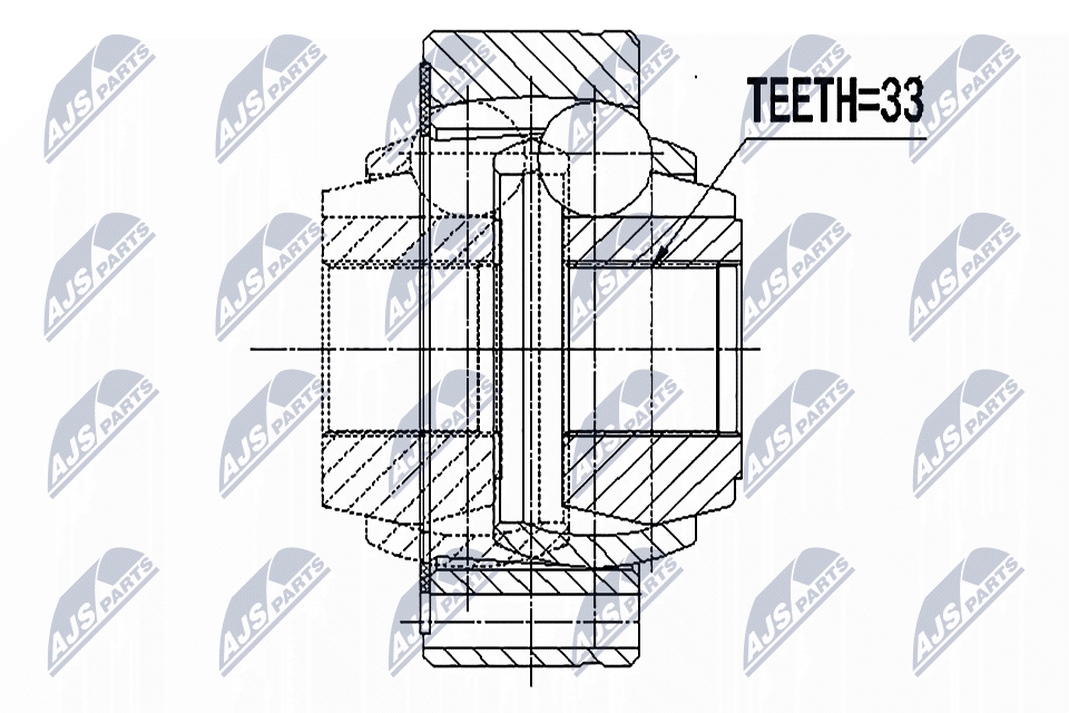 Joint Kit, drive shaft - NPW-VW-088 NTY