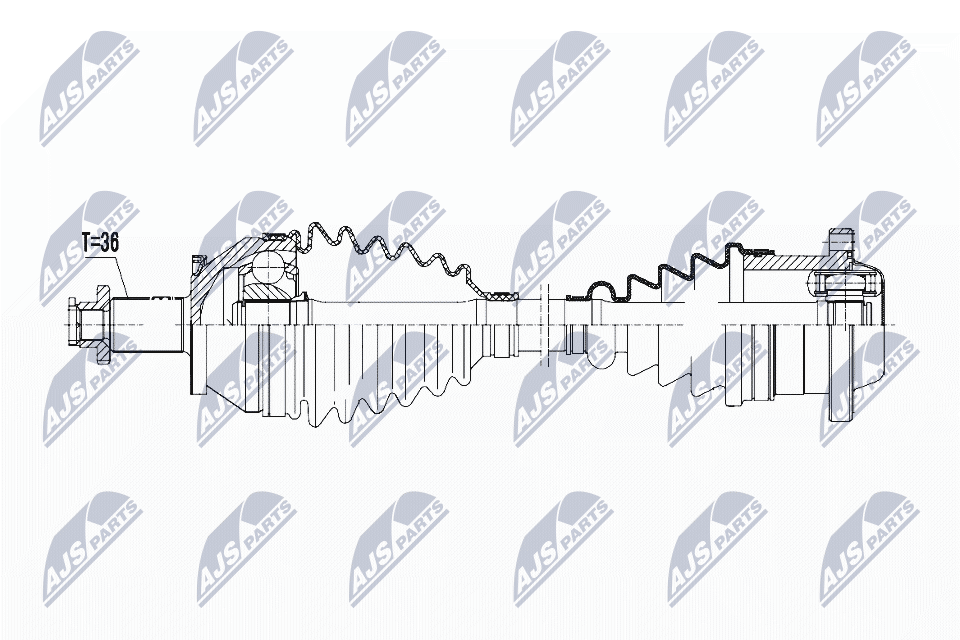 Drive Shaft - NPW-VW-095 NTY