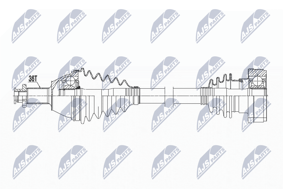 Albero motore/Semiasse - NPW-VW-099 NTY