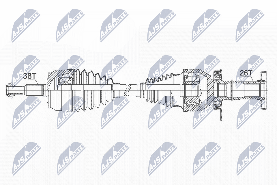 Drive Shaft - NPW-VW-103 NTY