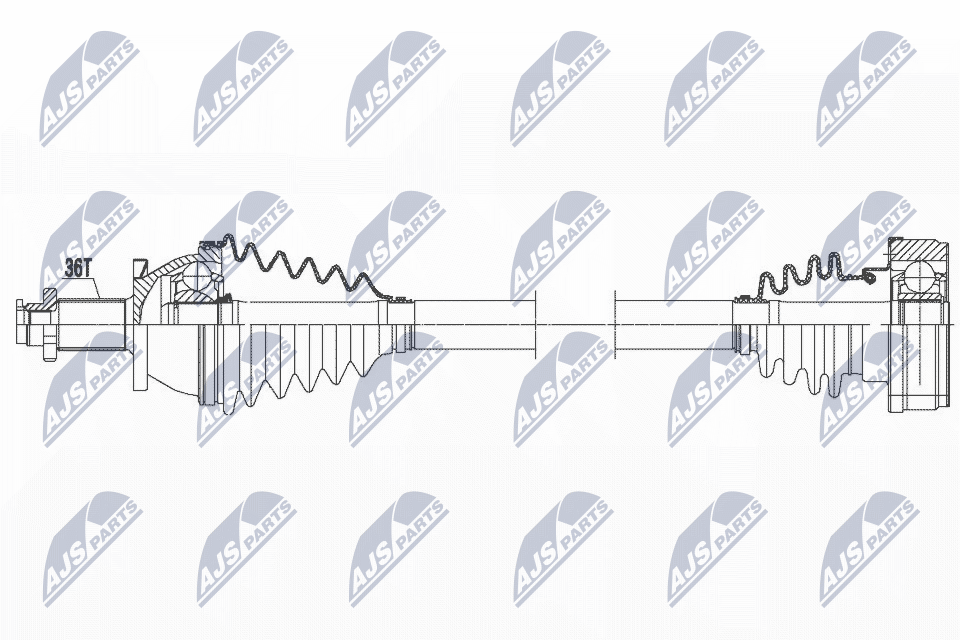 Drive Shaft - NPW-VW-105 NTY