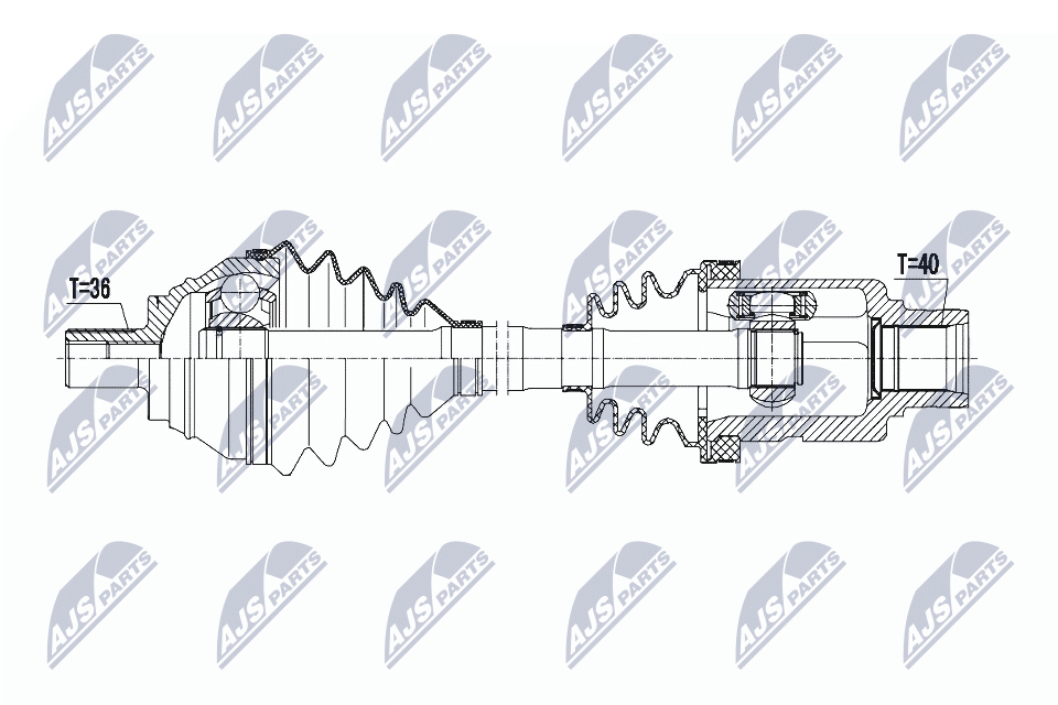 Drive Shaft - NPW-VW-127 NTY
