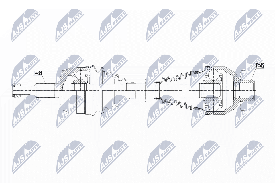 Albero motore/Semiasse - NPW-VW-139 NTY