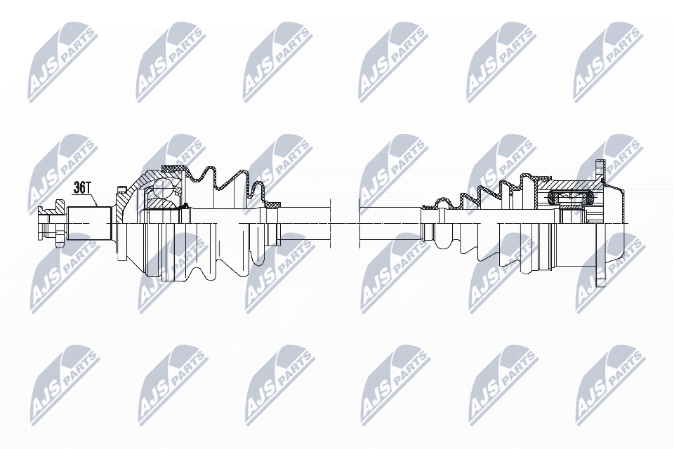 Drive Shaft - NPW-VW-145 NTY