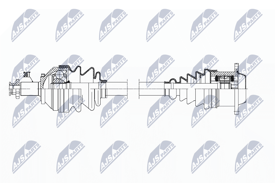 Drive Shaft - NPW-VW-147 NTY
