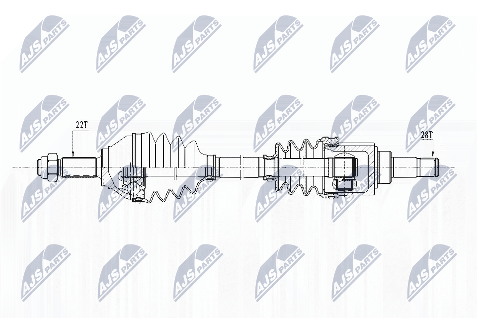 Drive Shaft - NPW-VW-153 NTY
