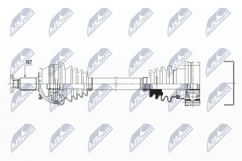 Drive Shaft - NPW-VW-159 NTY