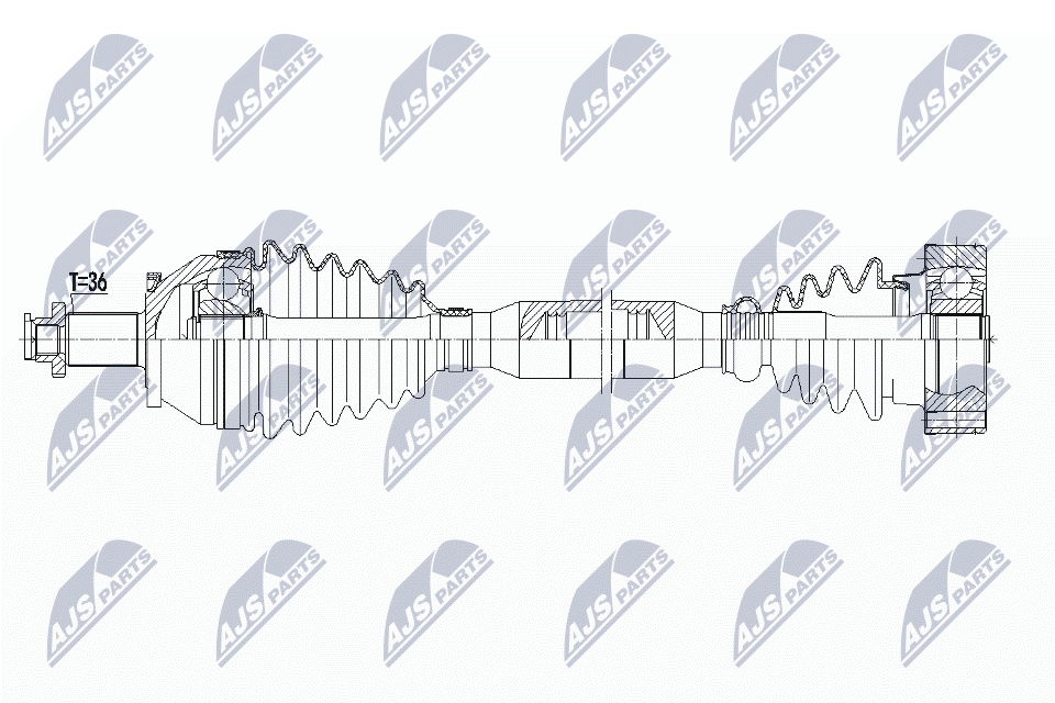 Drive Shaft - NPW-VW-162 NTY