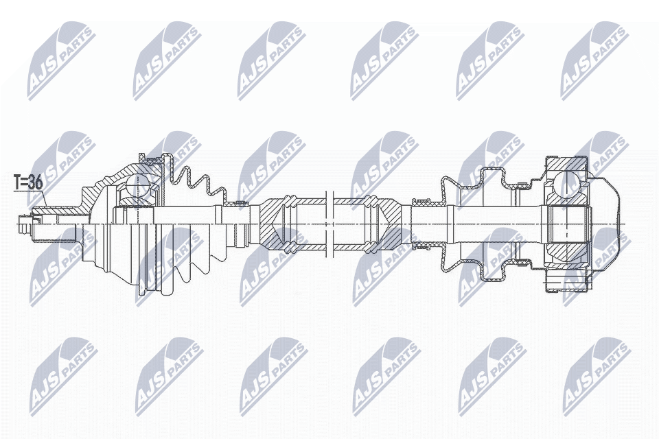 Drive Shaft - NPW-VW-164 NTY