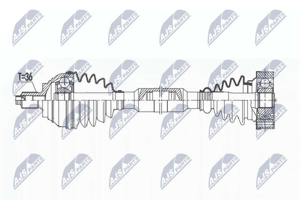 Drive Shaft - NPW-VW-171 NTY