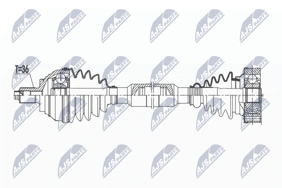 Drive Shaft - NPW-VW-173 NTY
