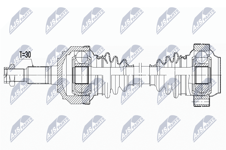 Drive Shaft - NPW-VW-188 NTY
