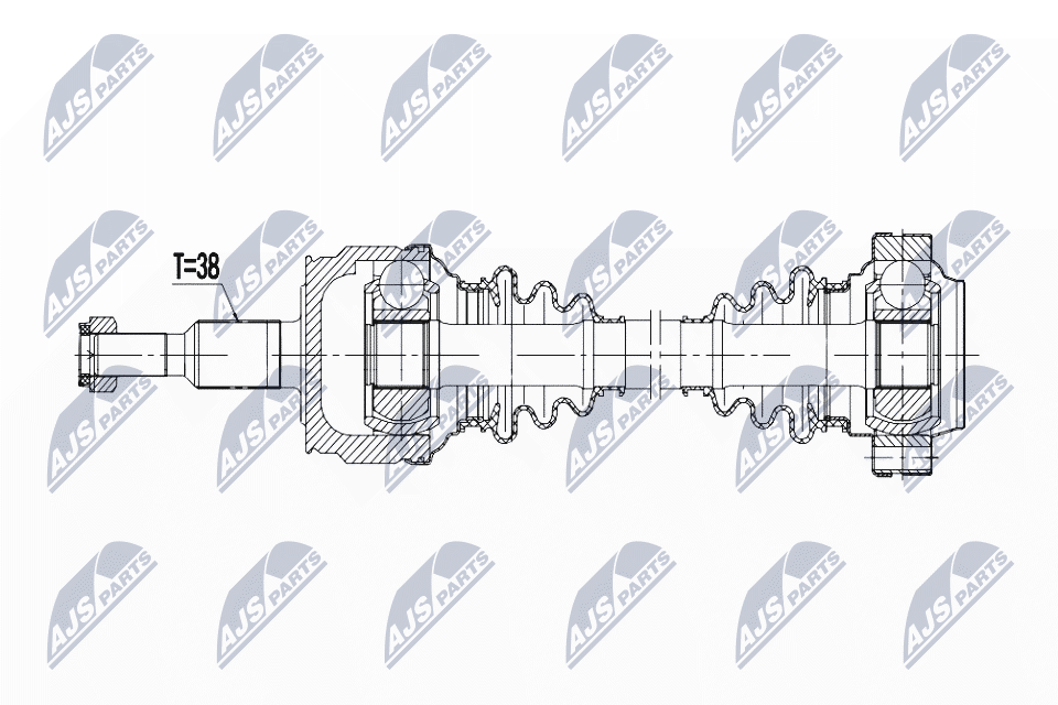 Drive Shaft - NPW-VW-189 NTY