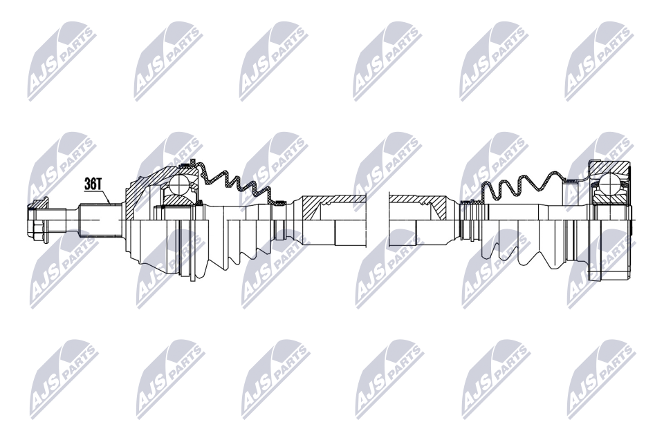 Drive Shaft - NPW-VW-199 NTY