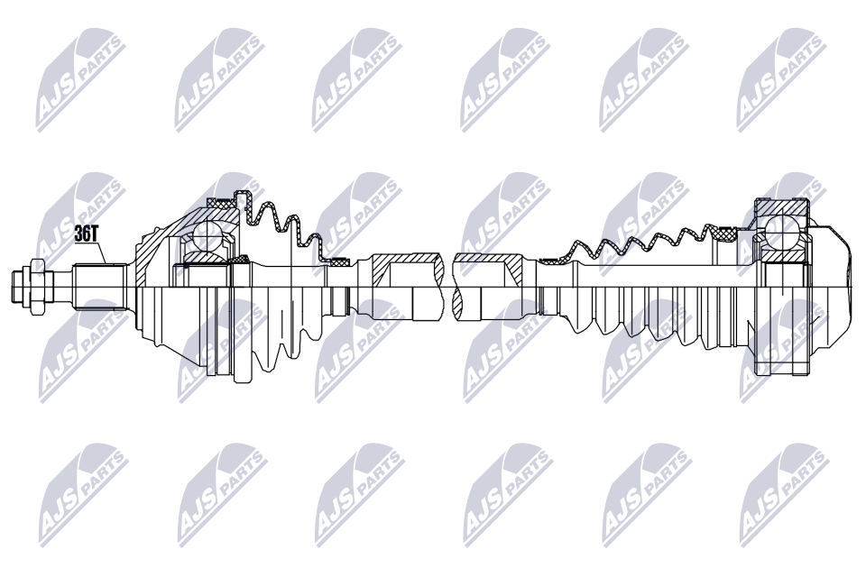 Drive Shaft - NPW-VW-201 NTY