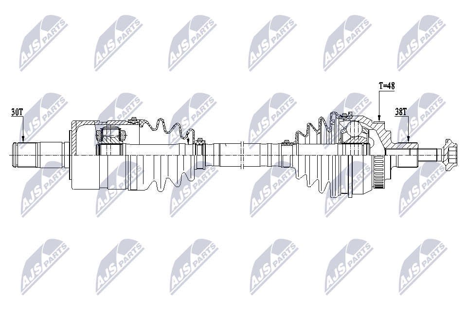 Drive Shaft - NPW-VW-209 NTY