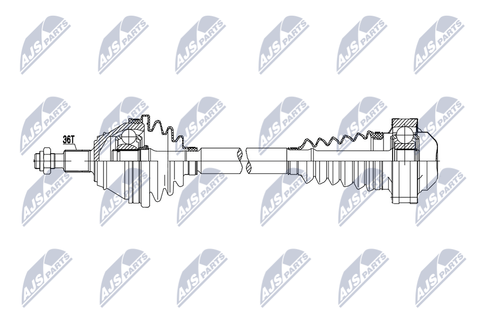 Drive Shaft - NPW-VW-216 NTY
