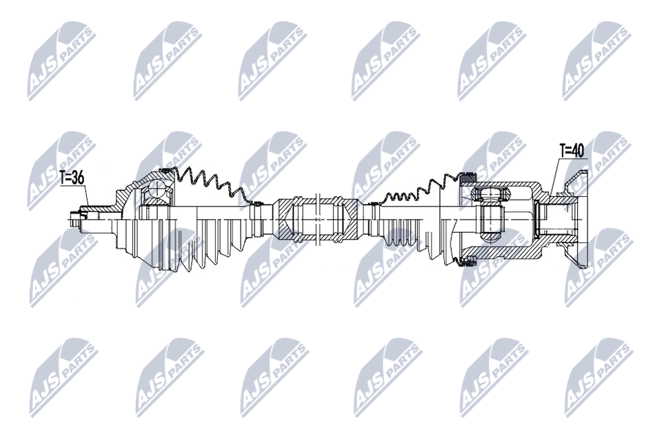 Drive Shaft - NPW-VW-235 NTY