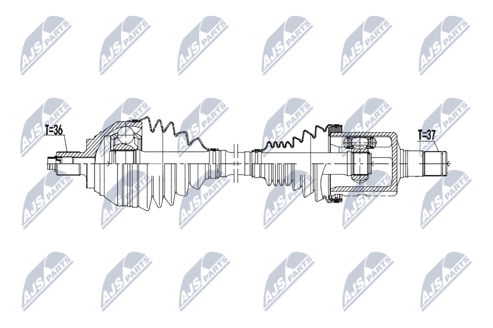 Albero motore/Semiasse - NPW-VW-236 NTY