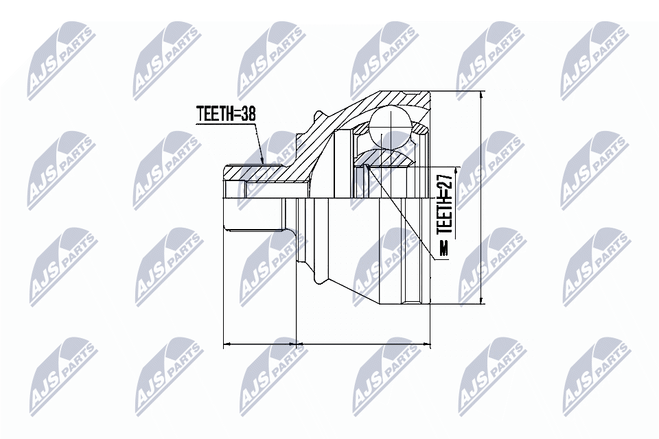 Joint Kit, drive shaft - NPZ-AU-050 NTY