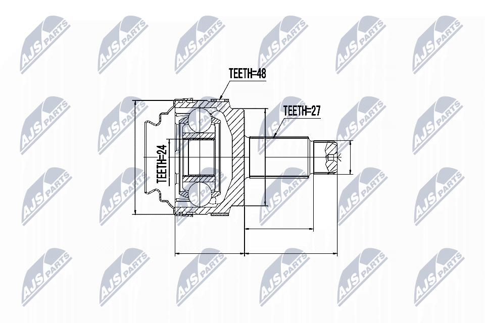 Joint Kit, drive shaft - NPZ-BM-007 NTY