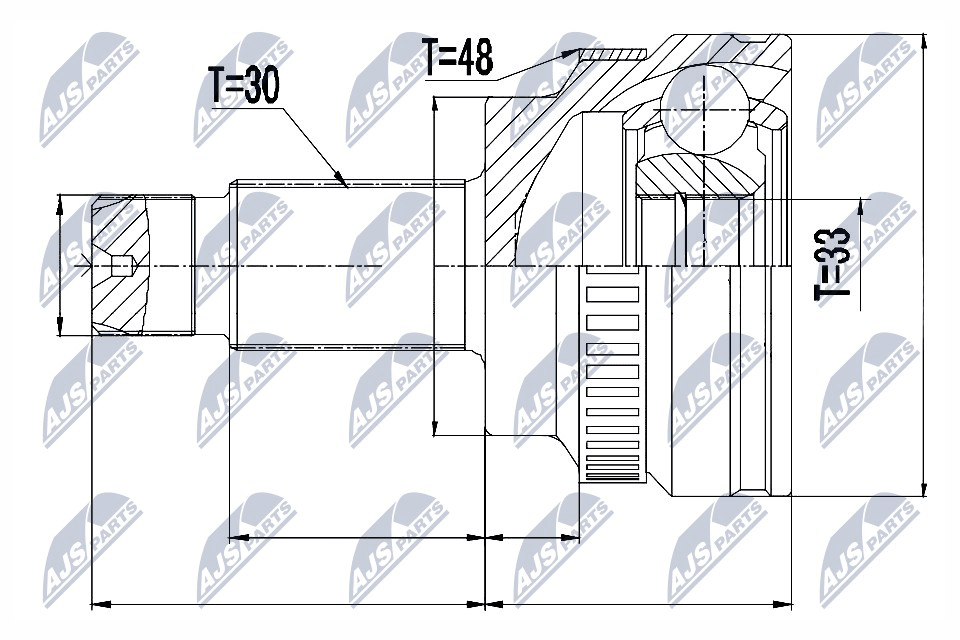 Joint Kit, drive shaft - NPZ-BM-010 NTY