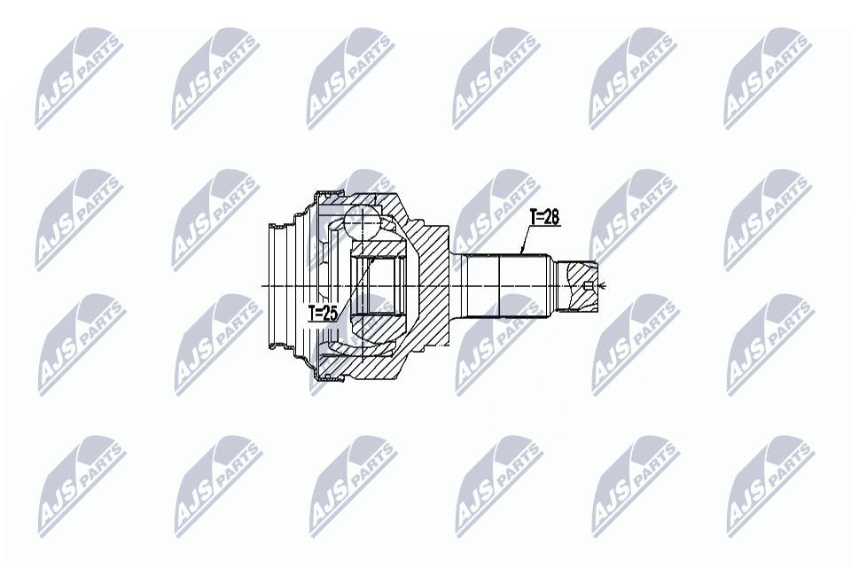 Joint Kit, drive shaft - NPZ-BM-017 NTY