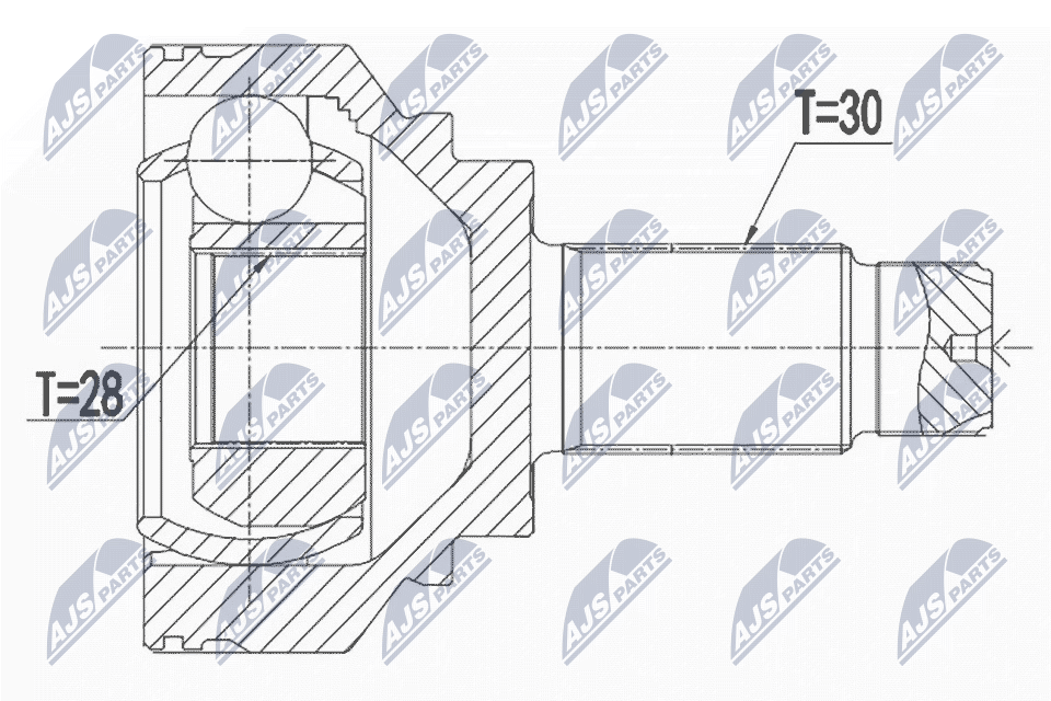 Joint Kit, drive shaft - NPZ-BM-028 NTY