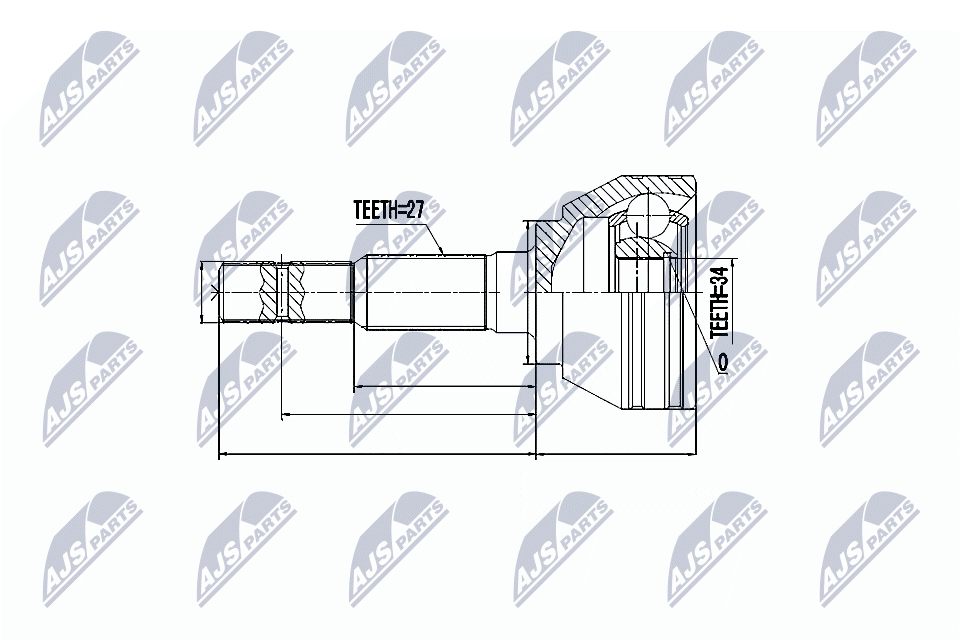 Joint Kit, drive shaft - NPZ-CH-021 NTY