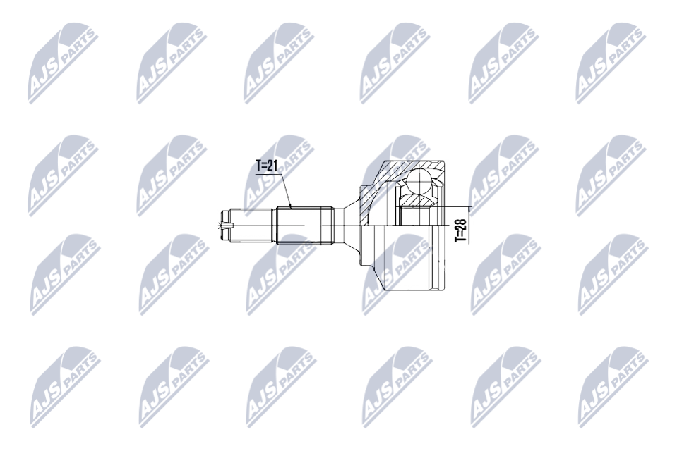 Joint Kit, drive shaft - NPZ-CT-025 NTY