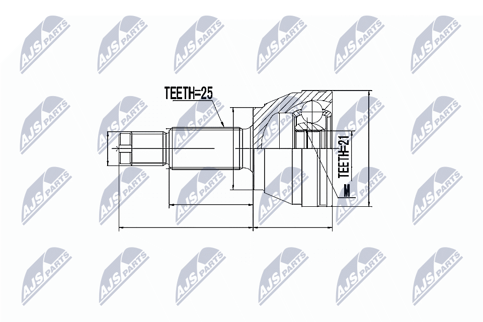 Joint Kit, drive shaft - NPZ-FR-014 NTY