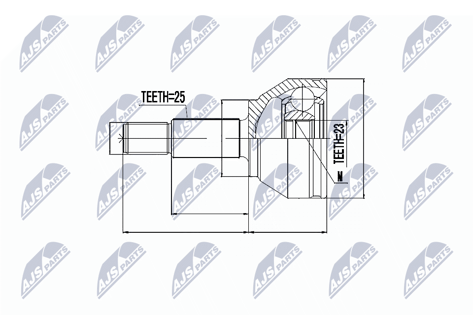 Joint Kit, drive shaft - NPZ-FR-019 NTY