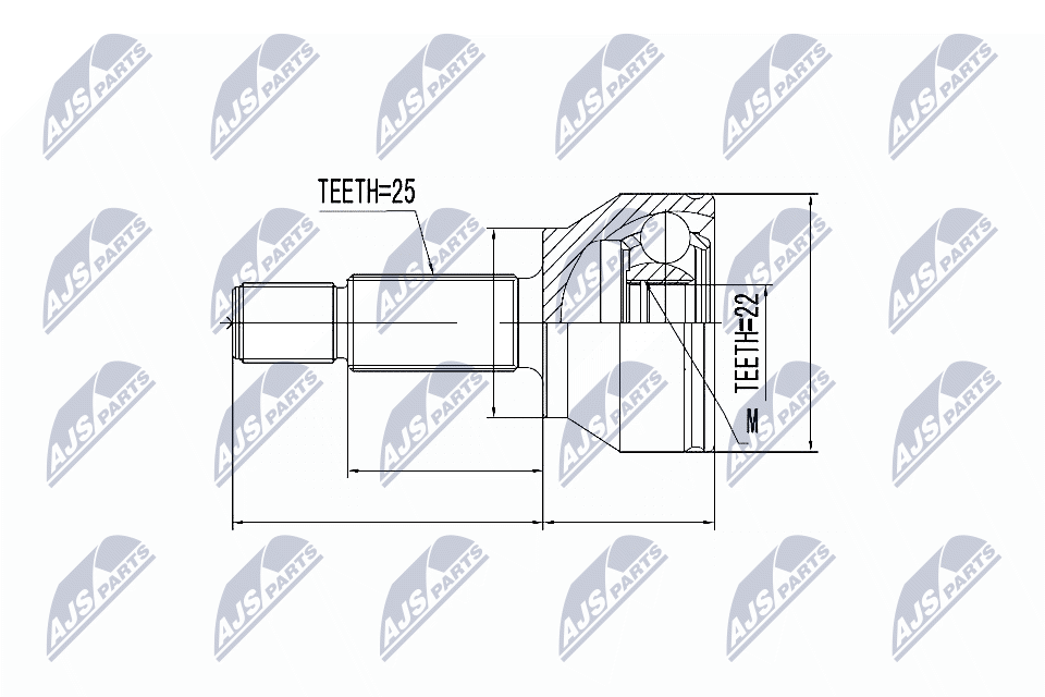 Joint Kit, drive shaft - NPZ-FR-025 NTY
